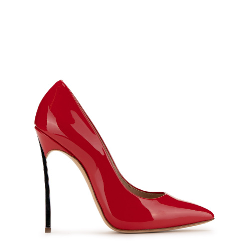 Casadei Дамски червен обувки с ток "Blade"