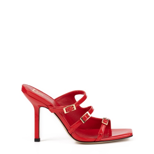 GIAMPAOLO VIOZZI Дамски червени сандали