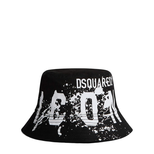 Dsquared2 Мъжка черна шапка