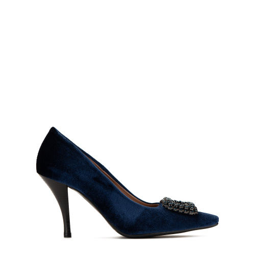 Bianca Di Дамски обувки от син кадифе