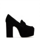 Casadei Дамски черни обувки с платформа - изглед 1