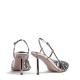 Le Silla Дамски сребърни сандали CAGE - изглед 3