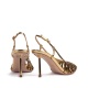 Le Silla Дамски златни сандали CAGE - изглед 3