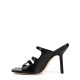 GIAMPAOLO VIOZZI Дамски черни сандали - изглед 3