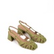 Bianca Di Дамски зелени сандали - изглед 2