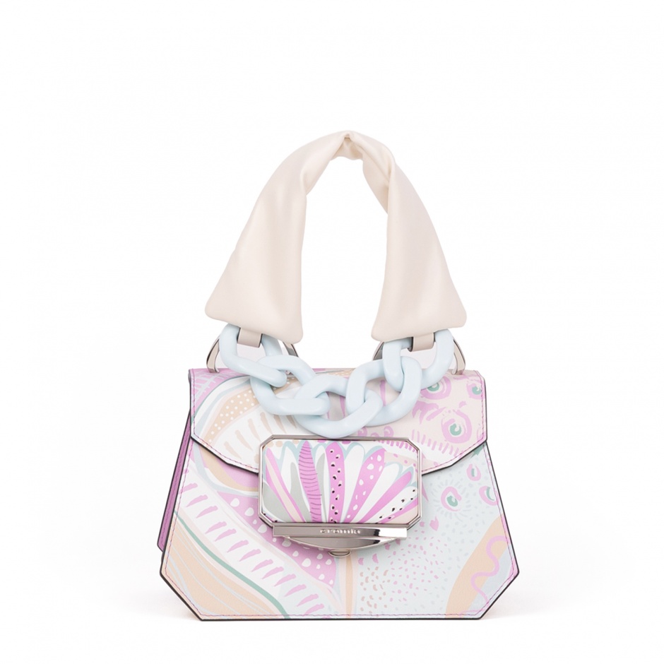 Cromia Малка дамска чанта с верига - изглед 1