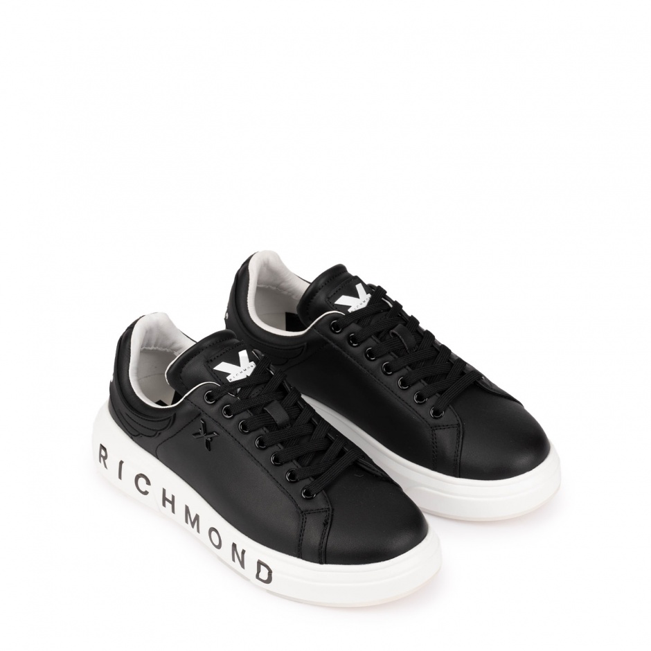 John Richmond Мъжки черни спортни обувки - изглед 2