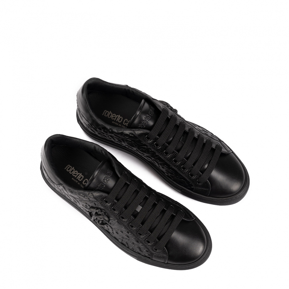 Roberto Cavalli Мъжки черни спортни обувки - изглед 4