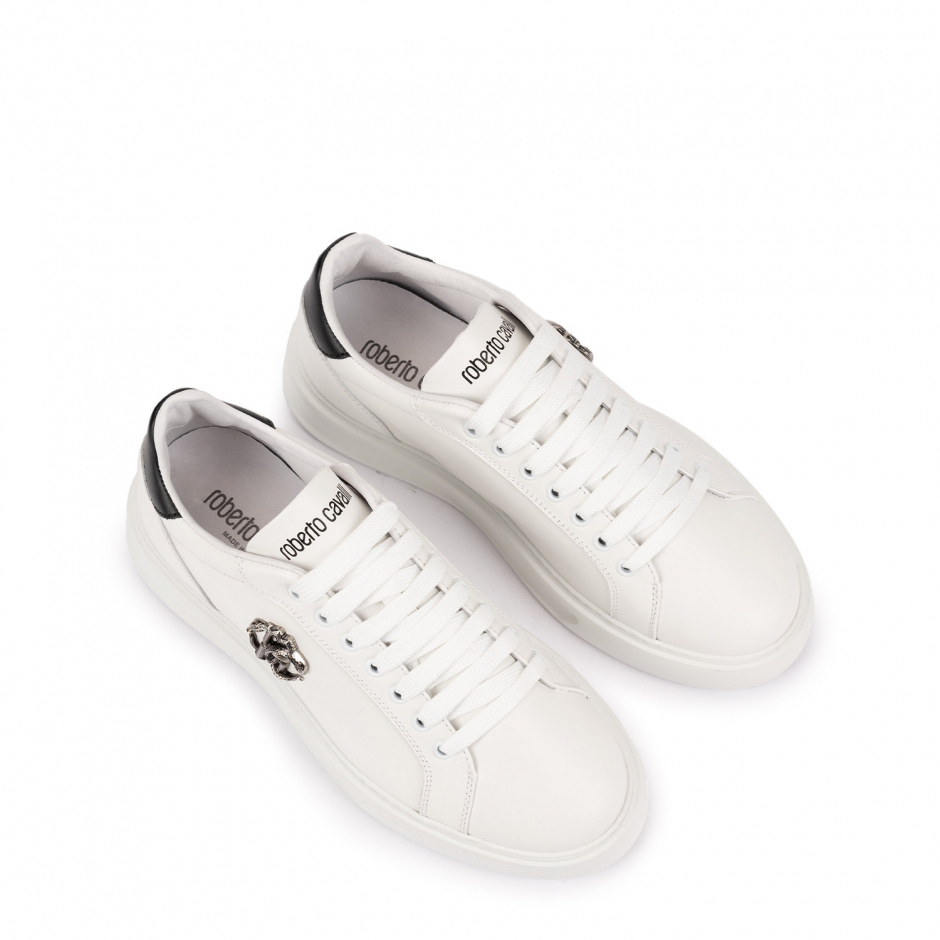 Roberto Cavalli Мъжки бели спортни обувки - изглед 4