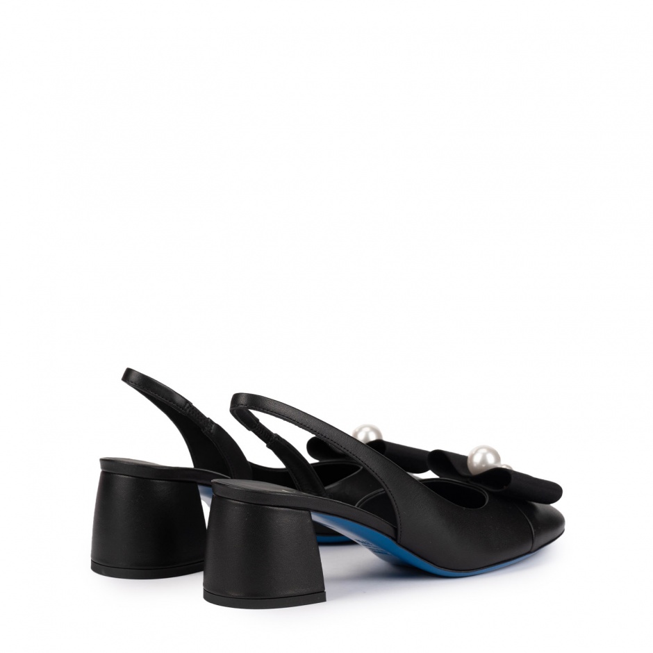 Loriblu Дамски черно обувки с перли - изглед 3
