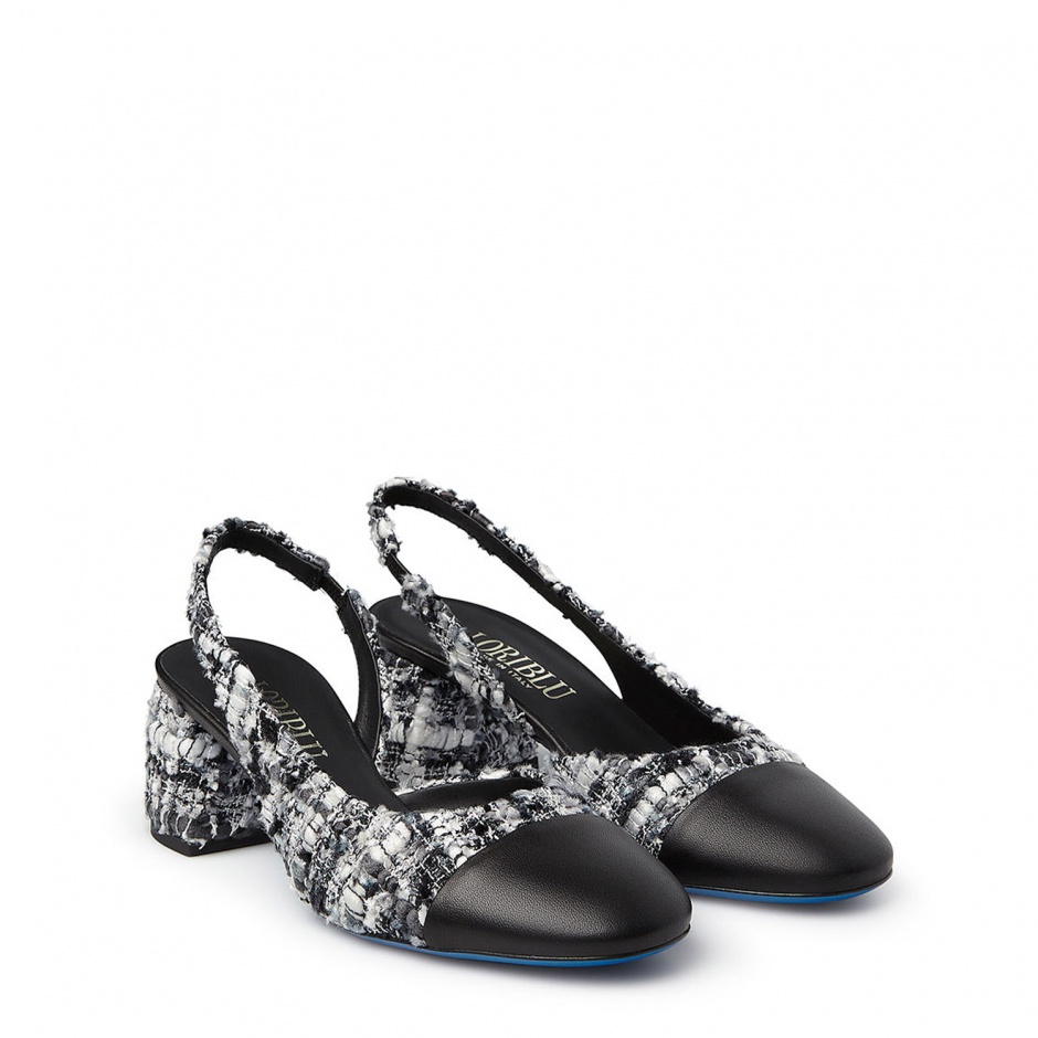 Loriblu Дамски черно-бели обувки - изглед 2