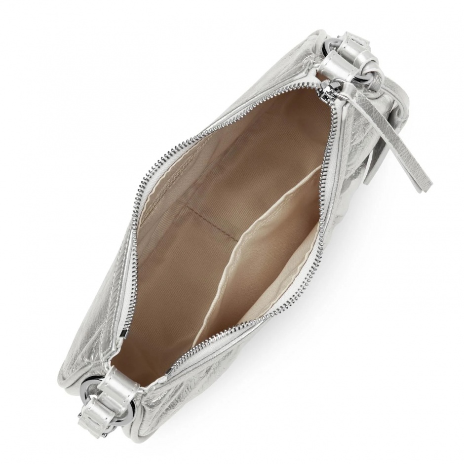 LANCASTER Дамска сребърна чанта Rétro & Glam - изглед 4
