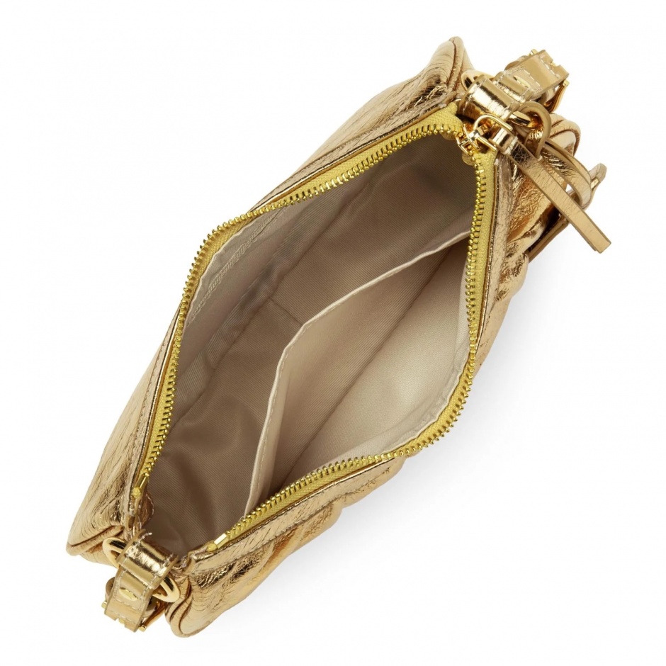 LANCASTER Дамска златна чанта Rétro & Glam - изглед 4