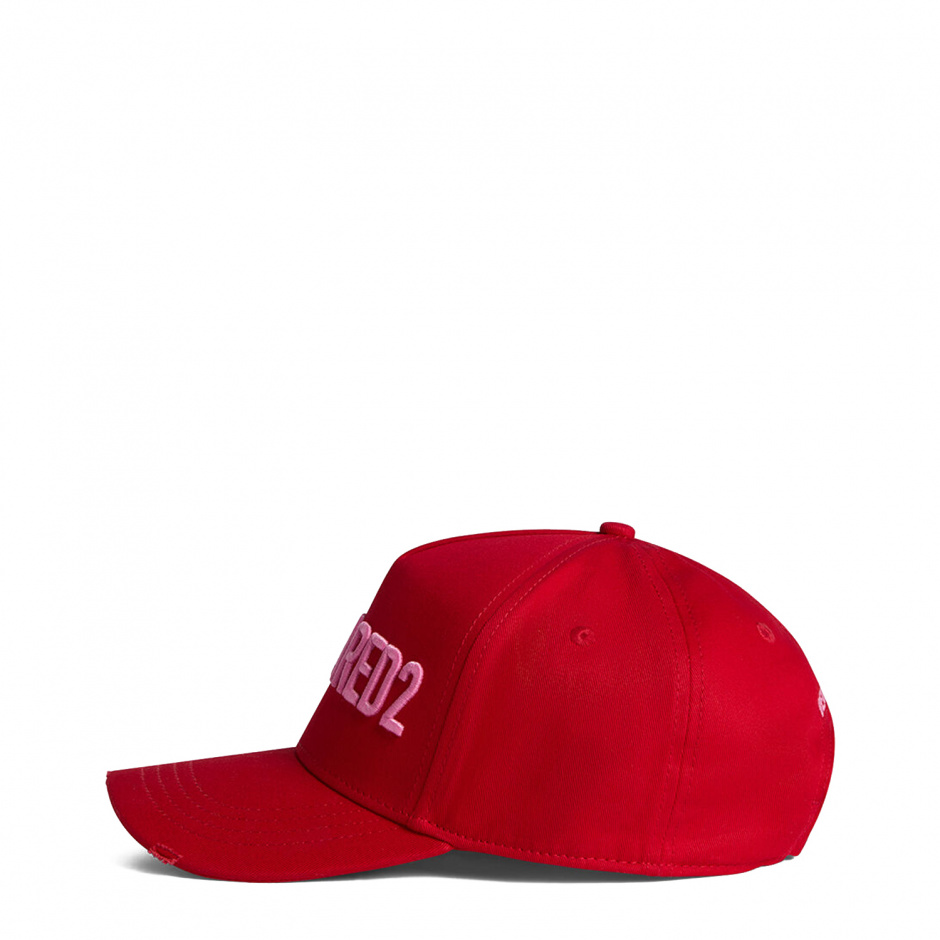 Dsquared2 Червена бейзболна шапка - изглед 4