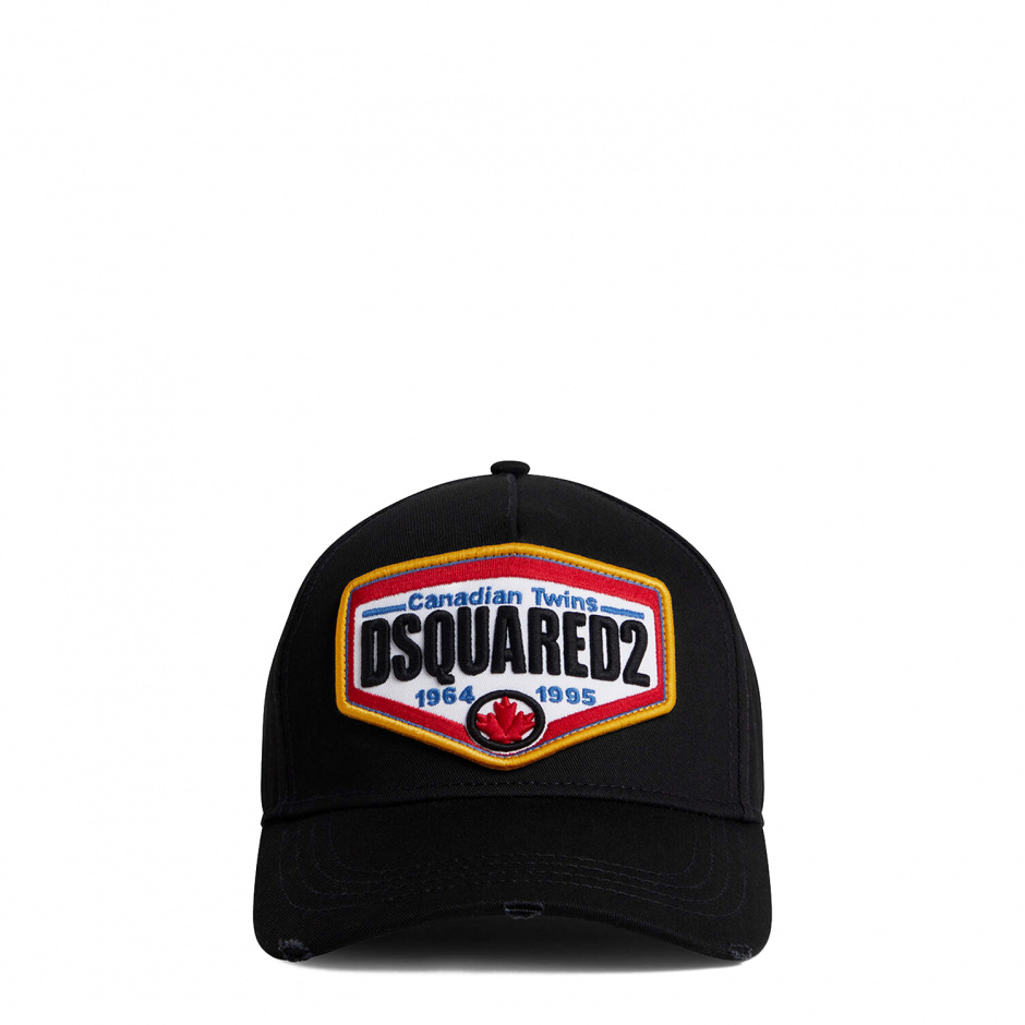 Dsquared2 Бейзболна черна шапка - изглед 1