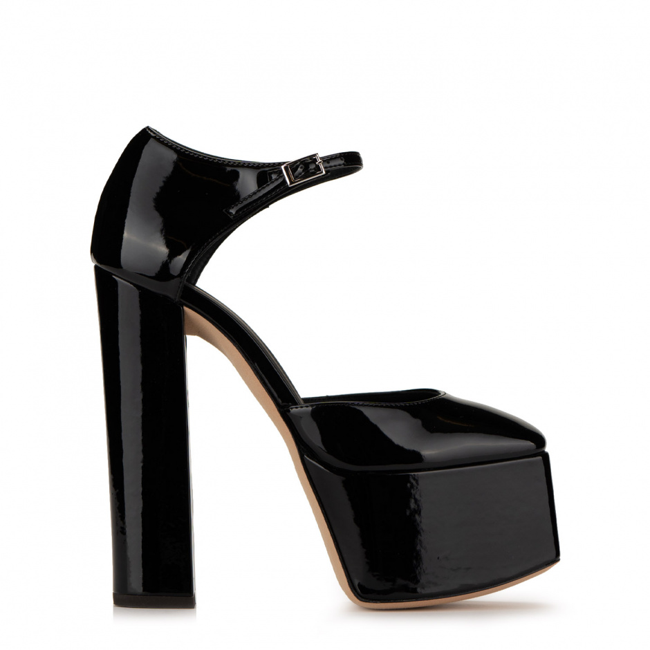 Giuseppe Zanotti Дамски черни обувки с платформа - изглед 1