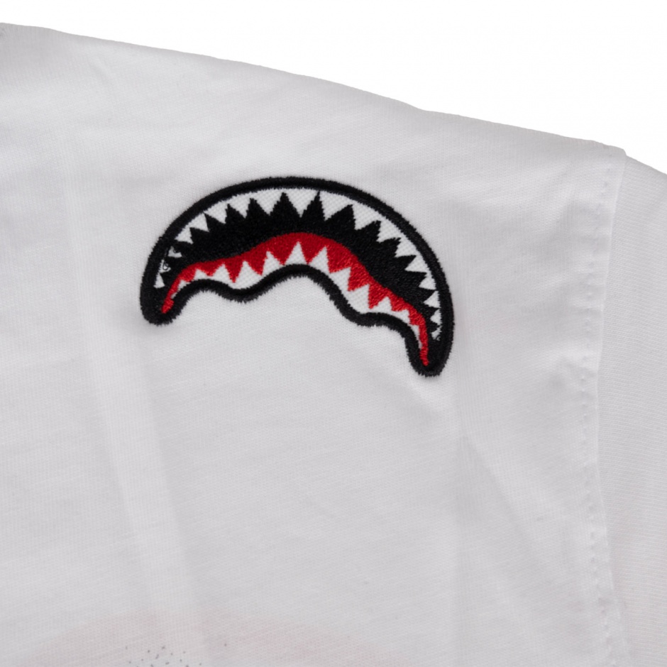 SPRAYGROUND Памучна бяла тениска - изглед 3