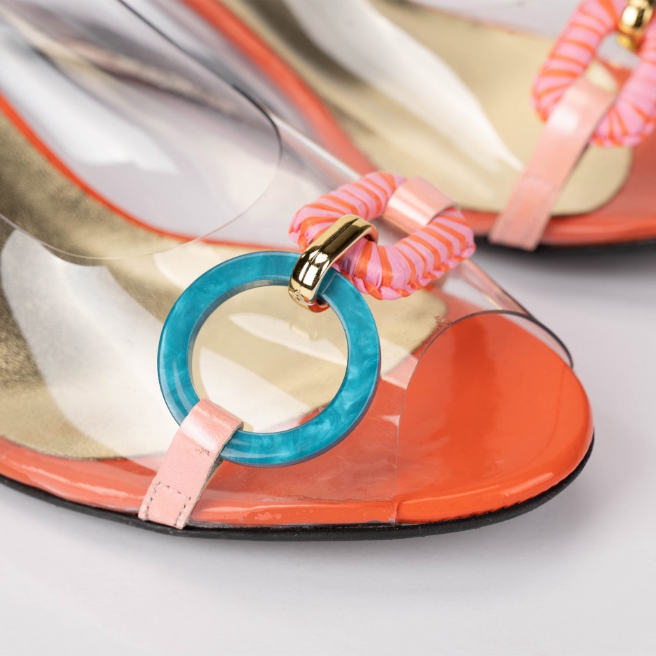 AZUREE Дамски сандали с PVC - изглед 5
