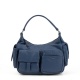 TOSCA BLU Дамска синя кожена чанта - изглед 1
