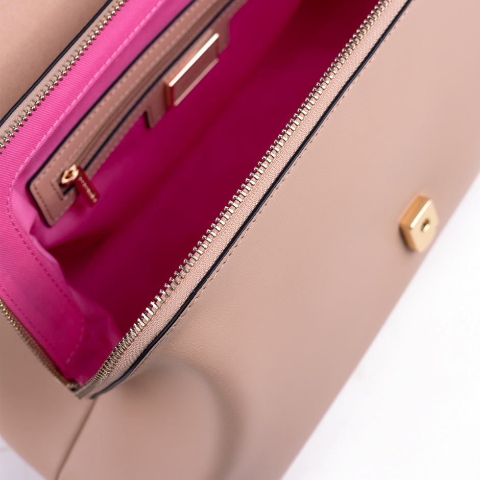 Cromia Дамска бежова чанта - изглед 3