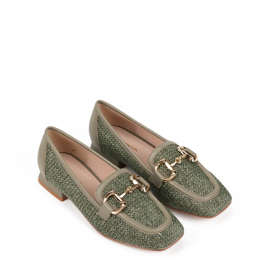 TOSCA BLU Дамски зелени обувки - изглед 2