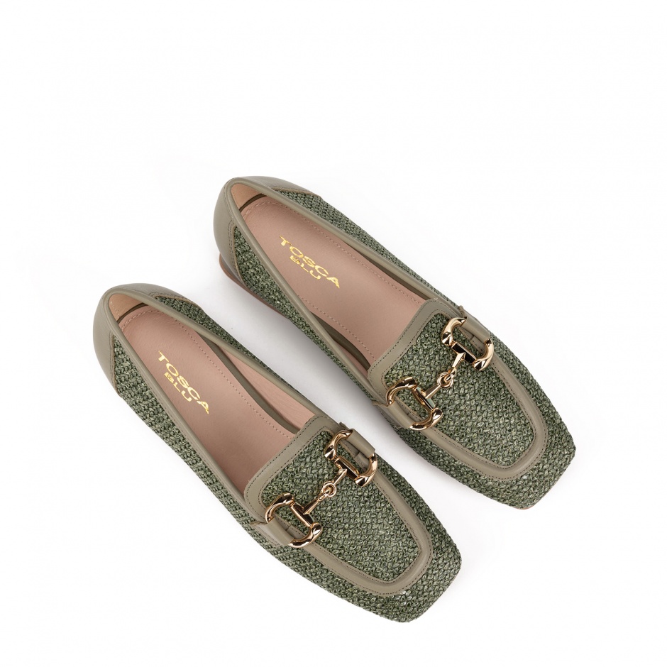 TOSCA BLU Дамски зелени обувки - изглед 3
