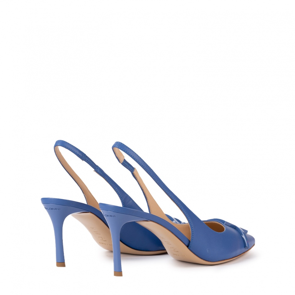 Baldinini Дамски сини остри обувки - изглед 3