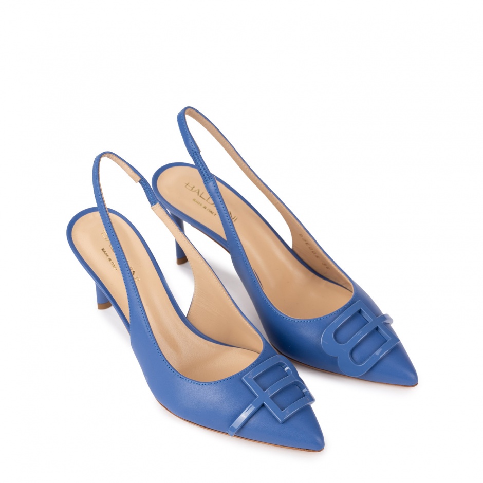 Baldinini Дамски сини остри обувки - изглед 2